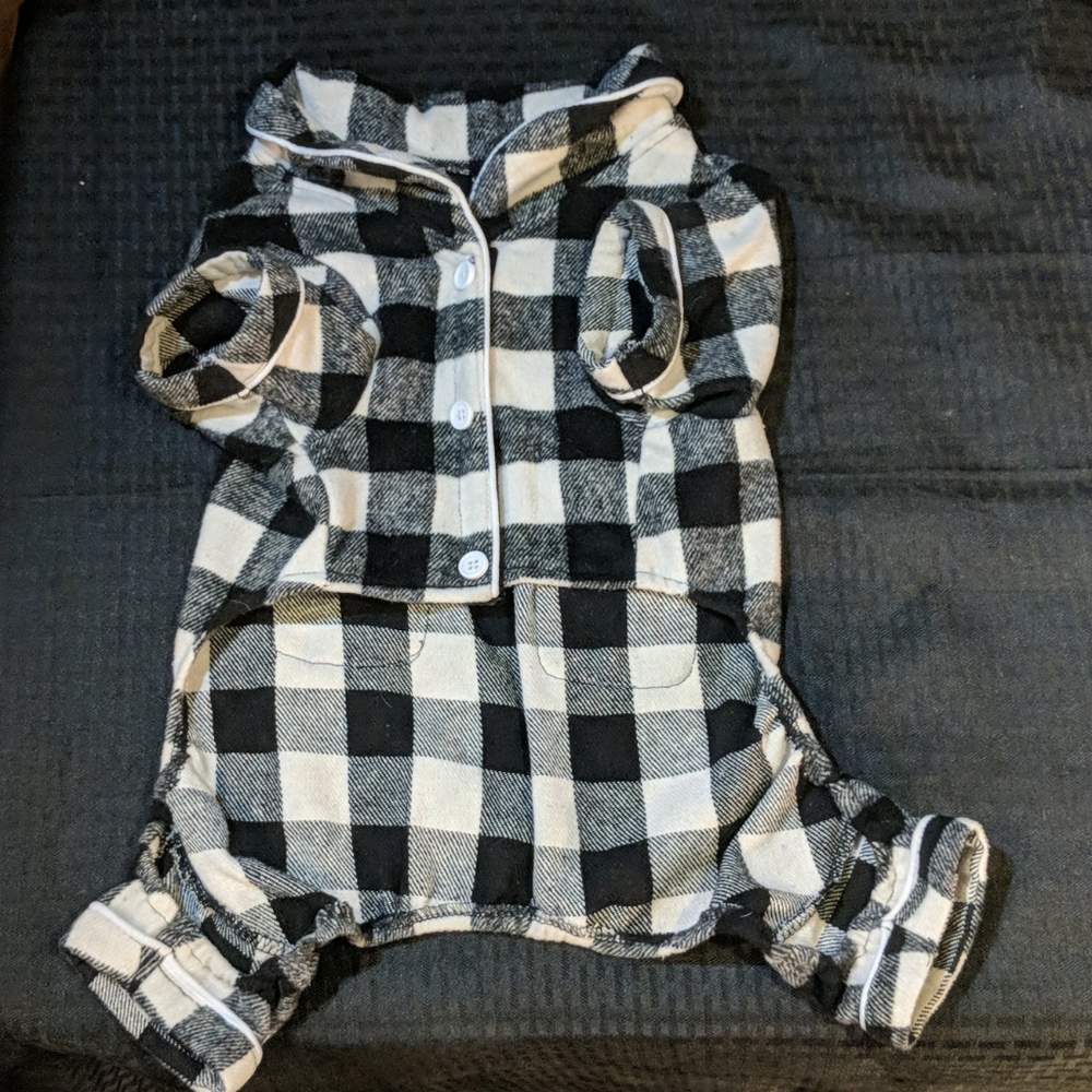 Harry Barker flannel dog pajamas. EUC.